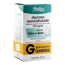 Dipirona Monoidratada 500mg/ml Solução Oral | Bemol Farma