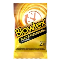 Preservativo Lubrificado Blowtex Retardante 3 Unidades