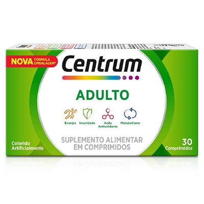 Centrum  Adulto 30 Comprimidos Wyeth Consumer