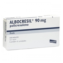 Albocresil 90mg 6  Óvulos Takeda