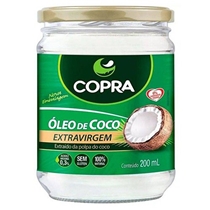 Óleo de Coco Extra Virgem Pote 200ml