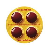 Neosaldina  300+30+30mg 4 Drágeas  Dipirona+Mucato De Isometepteno+Cafeína