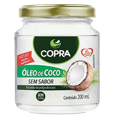 Óleo de Coco Sem Sabor 200ml