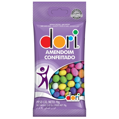 Amendoim Dori Colorido 70g