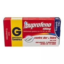 Ibuprofeno 400mg 10 Comprimidos Neo Quimica Genérico