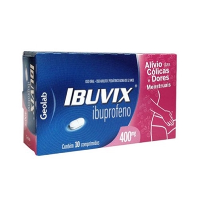 Ibuvix 400mg 10 Comprimidos