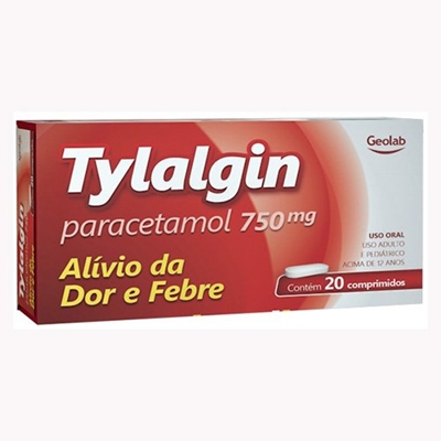 Tylalgin 750mg 20 Comprimidos