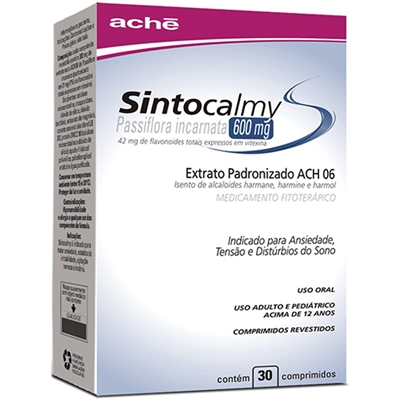 Sintocalmy 600mg 30 Comprimidos Revestidos