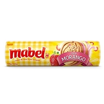 Biscoito Recheado Mabel Sabor Morango 140g