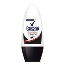 Desodorante Roll On Rexona Feminino Antibacterial Invisible 50ml