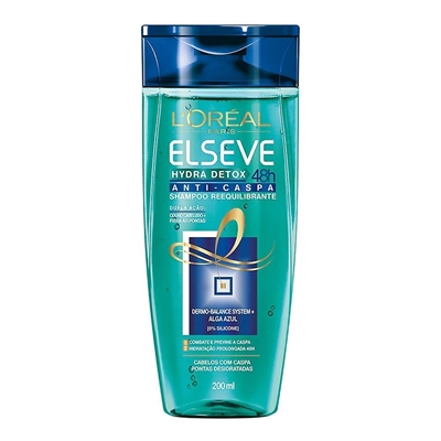 Shampoo Loreal Elseve Anticaspa Hydra Detox 200ml