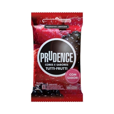 Preservativo Prudence Tutti-Frutti 3 Unidades