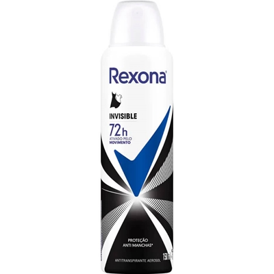 Desodorante Rexona Aerosol  Invisible 150ml