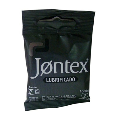 Preservativo Lubrificado Tradicional Jontex com 3