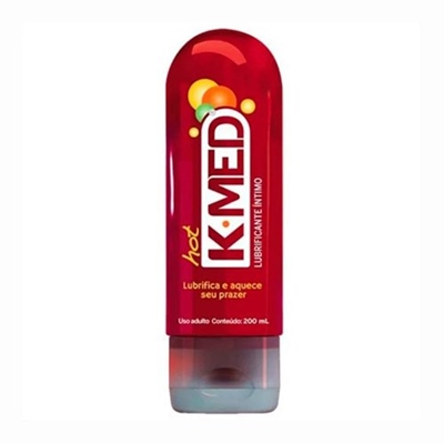 Gel Lubrificante K-Med Hot Íntimo 200ml