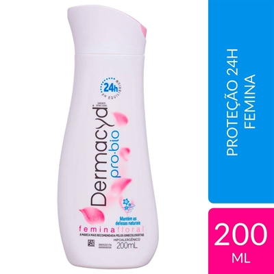 Sabonete Líquido Dermacyd Femina 24H 200ml