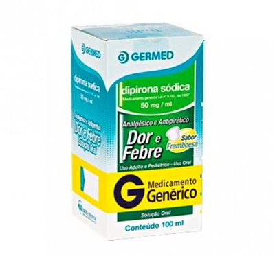 Dipirona Monoidratada 50mg/ml Solução Oral 100ml Germed | Bemol Farma