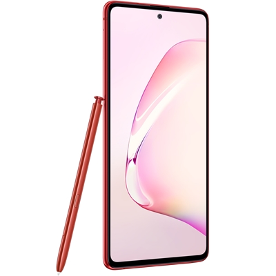 Smartphone Samsung Galaxy Note 10 Lite, 6GB RAM, 128 GB, Caneta S-Pen, Tela  Infinita 6.7, Câmera Tripla Vermelho