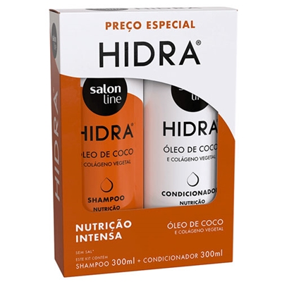 Kit Shampoo E Condicionador Hidra Coco 300ml