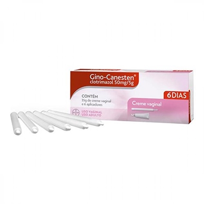 Creme Vaginal Gino-Canesten 35g + 6 Aplicadores