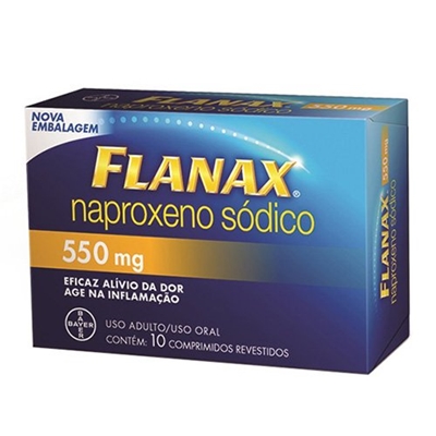 Flanax 550mg 10 Comprimidos Revestidos