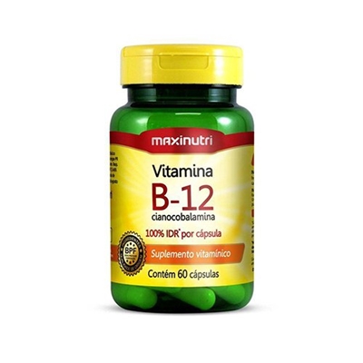 Vitamina B12 100 Idr 60 Cápsulas Maxinutri