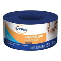 Esparadrapo Cremer Branco 2,5cm x 4,5m