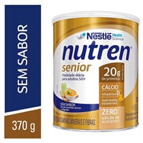 Complemento Alimentar Nestlé Nutren Senior Sem Sabor 370g