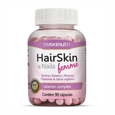 Hairskin & Nails  Femme  90 Cápsulas Maxinutri