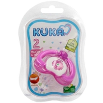 Chupeta Kuka Lovely Ortodôntico 2 - Rosa 01 Unidade