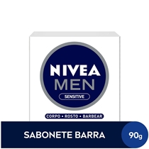 Sabonete Em Barra Nivea Men Sensitive 3 em 1 90g