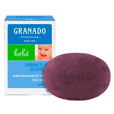 Sabonete Granado Bebê Glicerina Lavanda 90g