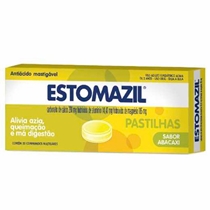 Estomazil 230 + 141,47+ 185mg 20 Pastilhas  Mastigáveis Sabor Abacaxi  Cosmed Referência