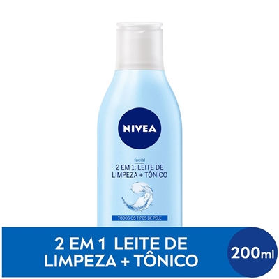 Leite de Limpeza + Tônico 2 Em 1 Nivea 200ml