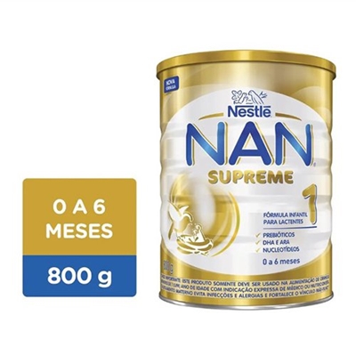 Fórmula Infantil Nestle Nan Supreme  1 HMO De 0 A 6 Meses 800g