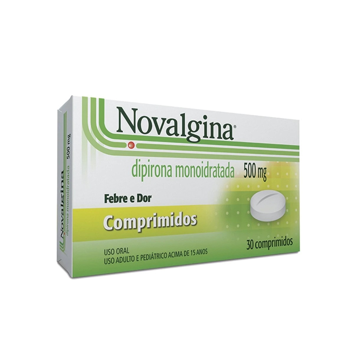 Novalgina 500mg 30 Comprimidos | Bemol Farma