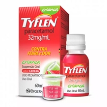 Tyflen Criança Solução Oral  Sabor Cereja 60ml