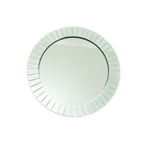 Espelho Latcor Redondo Com Moldura Prata LLXR1373-48