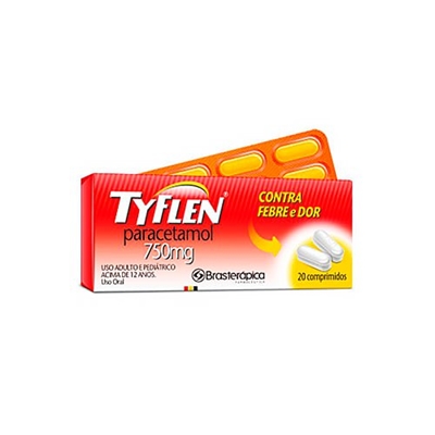 Tyflen 750mg 20 Comprimidos