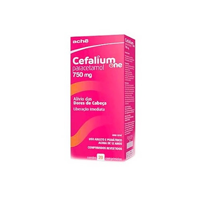 Cefalium One 750mg 20 Comprimidos