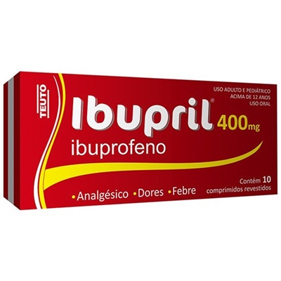 Ibupril 400mg 10 Cápsulas Gelationosas Moles