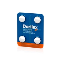 Dorilax Dt 450mg 50mg + 35mg 4 Comprimidos
