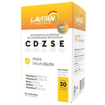 Lavitan Imunidade C D Z S E 30 Comprimidos Revestidos