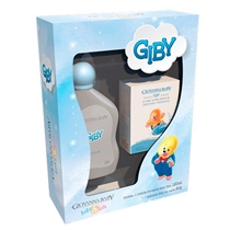 Kit Giby Gina Giovanna Baby Colonia Sabonete Em Barra Azul Bemol Farma