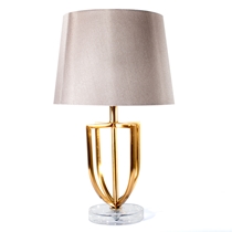 Abajur De Mesa Latcor Dourado - GS-1910027B