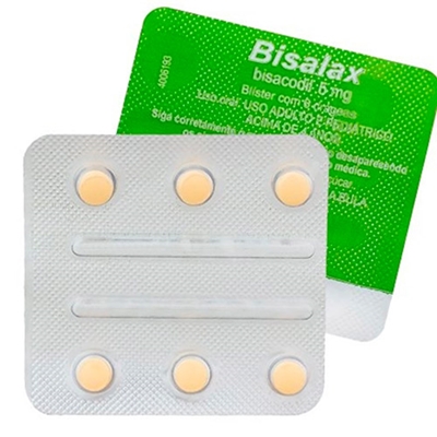 Bisalax 5Mg 6 Drágeas Bisacodil União Quimica Similar