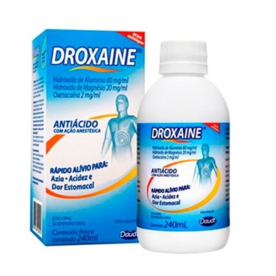 Droxaine 240ml Suspensão Oral 60m+20mg/=2mg/mL