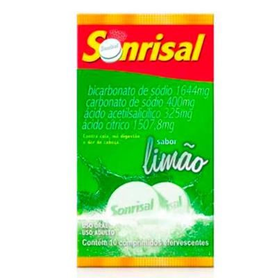 Sonrisal 10 Comprimidos Efervescentes Sabor Limão