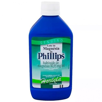 Leite Magnésia Phillips Suspensão Oral Sabor Hortelã 350ml