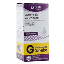 Nitrato de Oxiconazol 10mg/ml Solução Tópica 20ml Prati Donaduzzi